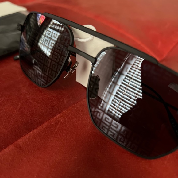 Givenchy Men's 4G-Lens Metal Aviator Sunglasses